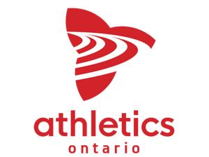 Athletics Ontario logo in red